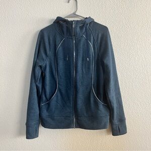 Lululemon Dark Blue/ Metallic Scuba Hoodie *Plush